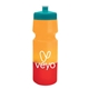 a teal lid & orange to red bottle 24 oz eco - friendly color changing sports bottle