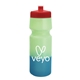 a red lid & green to blue bottle 24 oz eco - friendly color changing sports bottle