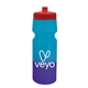 a red lid & blue to violet bottle 24 oz eco - friendly color changing sports bottle
