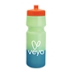 a orange lid & green to blue bottle 24 oz eco - friendly color changing sports bottle