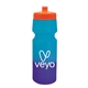 a orange lid & blue to violet bottle 24 oz eco - friendly color changing sports bottle