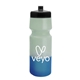 aerial view a black lid & frost to blue bottle 24 oz eco - friendly color changing sports bottle, image 1 of 2