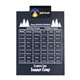 a black clip & navy blue board letter clipboard - digital imprint