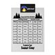 a black clip & white board letter clipboard - digital imprint