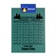 a royal blue clip & teal board letter clipboard - digital imprint