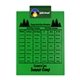 a dark green clip & green board letter clipboard - digital imprint
