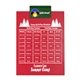 a dark green clip & red board letter clipboard - digital imprint