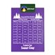 a dark green clip & violet board letter clipboard - digital imprint