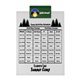 a dark green clip & white board letter clipboard - digital imprint