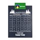 a green clip & navy blue board letter clipboard - digital imprint