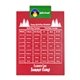 a green clip & red board letter clipboard - digital imprint