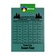 a green clip & teal board letter clipboard - digital imprint