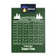 a navy blue clip & dark green board letter clipboard - digital imprint