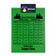 a navy blue clip & green board letter clipboard - digital imprint