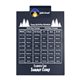 a navy blue clip & navy blue board letter clipboard - digital imprint