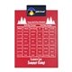 a navy blue clip & red board letter clipboard - digital imprint