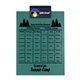 a navy blue clip & teal board letter clipboard - digital imprint
