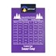 a navy blue clip & violet board letter clipboard - digital imprint