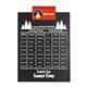 a orange clip & black board letter clipboard - digital imprint