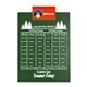 a orange clip & dark green board letter clipboard - digital imprint