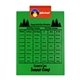a orange clip & green board letter clipboard - digital imprint