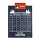 a orange clip & navy blue board letter clipboard - digital imprint