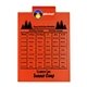 a orange clip & orange board letter clipboard - digital imprint