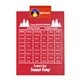 a orange clip & red board letter clipboard - digital imprint