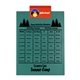 a orange clip & teal board letter clipboard - digital imprint