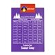 a orange clip & violet board letter clipboard - digital imprint