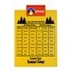 a orange clip & yellow board letter clipboard - digital imprint