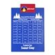a red clip & royal blue board letter clipboard - digital imprint