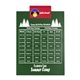 a red clip & dark green board letter clipboard - digital imprint