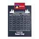 a red clip & navy blue board letter clipboard - digital imprint