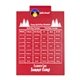 a red clip & red board letter clipboard - digital imprint