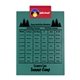 a red clip & teal board letter clipboard - digital imprint
