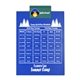 a teal clip & royal blue board letter clipboard - digital imprint