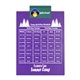 a teal clip & violet board letter clipboard - digital imprint