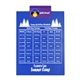 a violet clip & royal blue board letter clipboard - digital imprint