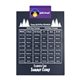 a violet clip & navy blue board letter clipboard - digital imprint