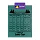 a violet clip & teal board letter clipboard - digital imprint