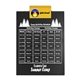 a yellow clip & black board letter clipboard - digital imprint