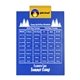a yellow clip & royal blue board letter clipboard - digital imprint