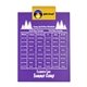 a yellow clip & violet board letter clipboard - digital imprint