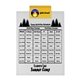 a yellow clip & white board letter clipboard - digital imprint