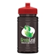 a red lid & transparent smoke bottle upcycle - mini 16 oz rpet sports bottle with push - pull lid - digital