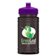 a violet lid & transparent smoke bottle upcycle - mini 16 oz rpet sports bottle with push - pull lid - digital