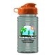 a orange lid & glacier blue bottle upcycle mini - 16 oz rpet sport bottle with flip top lid