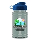 a reflex blue lid & glacier blue bottle upcycle mini - 16 oz rpet sport bottle with flip top lid