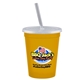a athletic gold cup & frost lid & frost straw 16 oz stadium tumbler cup with lid straw - digital